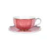 Pip Studio Espresso Kopjes<Royal Multi Espresso Kop & Schotel Roze