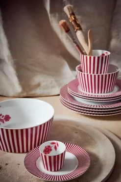 Pip Studio Eierdopjes<Royal Stripes Eierdopje Donker Roze