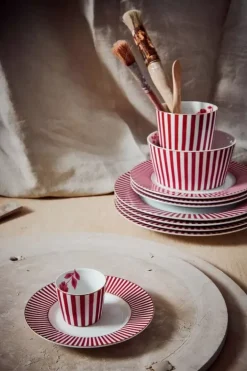Pip Studio Eierdopjes<Royal Stripes Eierdopje Donker Roze