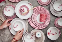 Pip Studio Gebaksborden<Royal Stripes Gebaksbord Donker 17Cm Roze