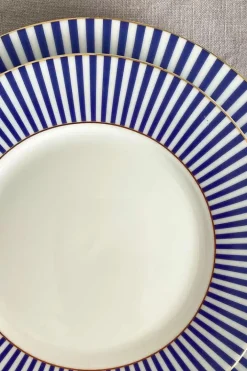 Pip Studio Gebaksborden<Royal Stripes Gebaksbord 17 Cm Blauw