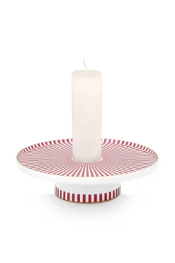 Pip Studio Kandelaars<Royal Stripes Kaarshouder 14Cm Roze