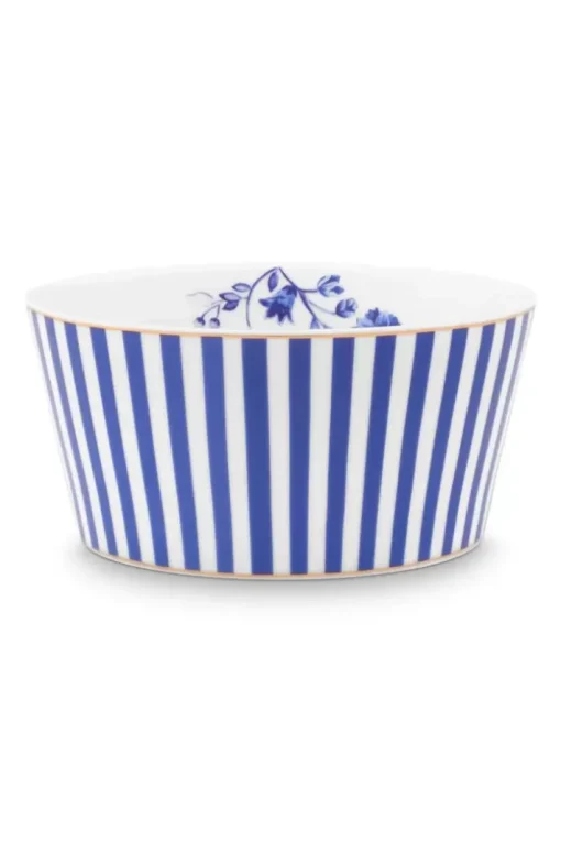 Pip Studio Kommen<Royal Stripes Kom 12 Cm Blauw