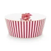 Pip Studio Kommen<Royal Stripes Kom Donker 15Cm Roze