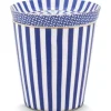 Pip Studio Sets Porseleinen Sets<Royal Stripes Mok & Theetip Blauw
