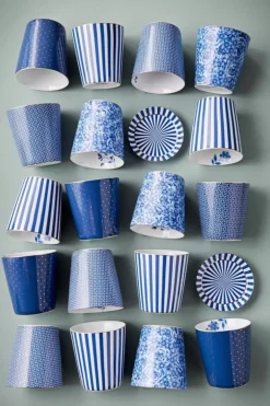 Pip Studio Sets Porseleinen Sets<Royal Stripes Mok & Theetip Blauw