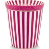 Pip Studio Sets Porseleinen Sets<Royal Stripes Mok & Theetip Donker Roze