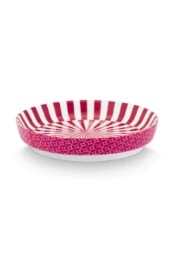 Pip Studio Sets Porseleinen Sets<Royal Stripes Mok & Theetip Donker Roze