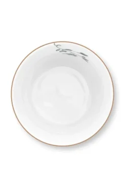 Pip Studio Sets Porseleinen Sets<Royal Stripes Mok Bloemen & Theetip Groen
