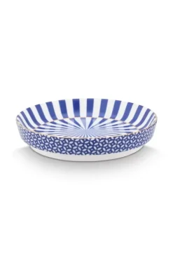 Pip Studio Sets Porseleinen Sets<Royal Stripes Mok Bloemen & Theetip Blauw