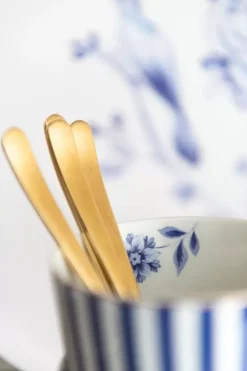Pip Studio Koffiemokken<Royal Stripes Mok Klein Blauw