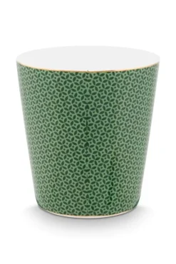 Pip Studio Sets Porseleinen Sets<Royal Stripes Mok Tegels & Theetip Groen
