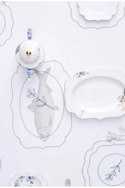Pip Studio Serveerschalen<Royal White Ovale Serveer Schaal 40 Cm