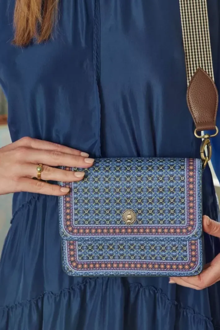 Pip Studio Crossbody Tassen<Schoudertas Klein Clover Blauw