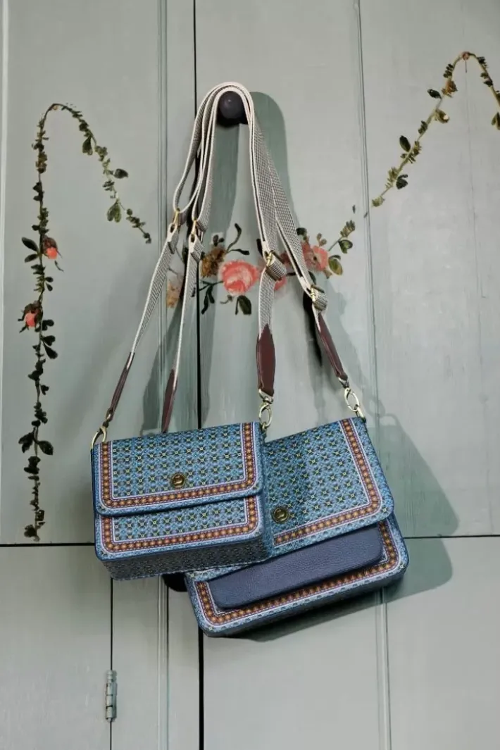 Pip Studio Crossbody Tassen<Schoudertas Klein Clover Blauw
