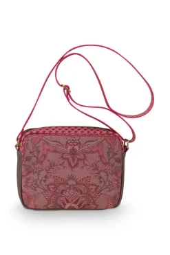 Pip Studio Crossbody Tassen<Schoudertas Medium Kyoto Festival Donker Roze