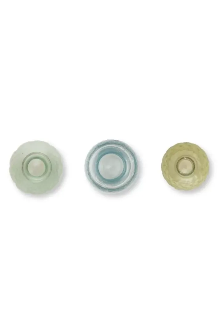 Pip Studio Sale Sets<Set/3 Vazen Glas M Groen