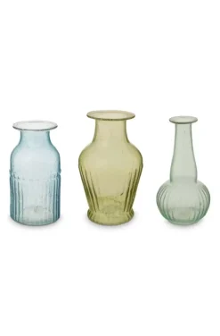 Pip Studio Sale Sets<Set/3 Vazen Glas S Groen