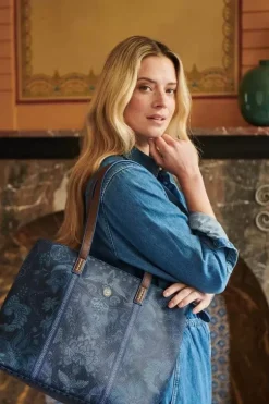 Pip Studio Shoppers<Shopper Medium Kyoto Festival Blauw