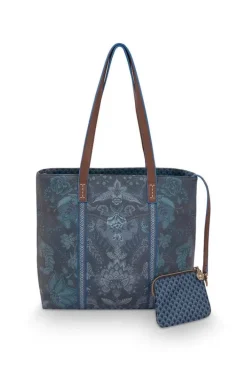 Pip Studio Shoppers<Shopper Medium Kyoto Festival Blauw