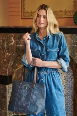Pip Studio Shoppers<Shopper Medium Kyoto Festival Blauw