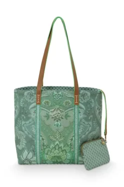Pip Studio Shoppers<Shopper Medium Kyoto Festival Groen