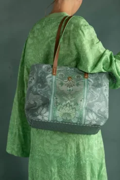 Pip Studio Shoppers<Shopper Medium Kyoto Festival Groen