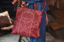 Pip Studio Shoppers<Shopper Vierkant Kyoto Festival Donker Roze