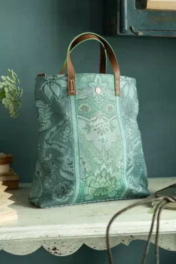 Pip Studio Shoppers<Shopper Vierkant Kyoto Festival Groen