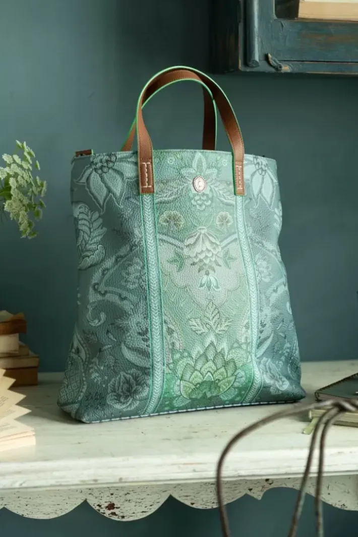 Pip Studio Shoppers<Shopper Vierkant Kyoto Festival Groen