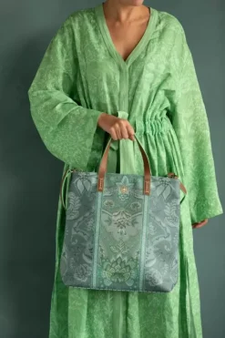 Pip Studio Shoppers<Shopper Vierkant Kyoto Festival Groen