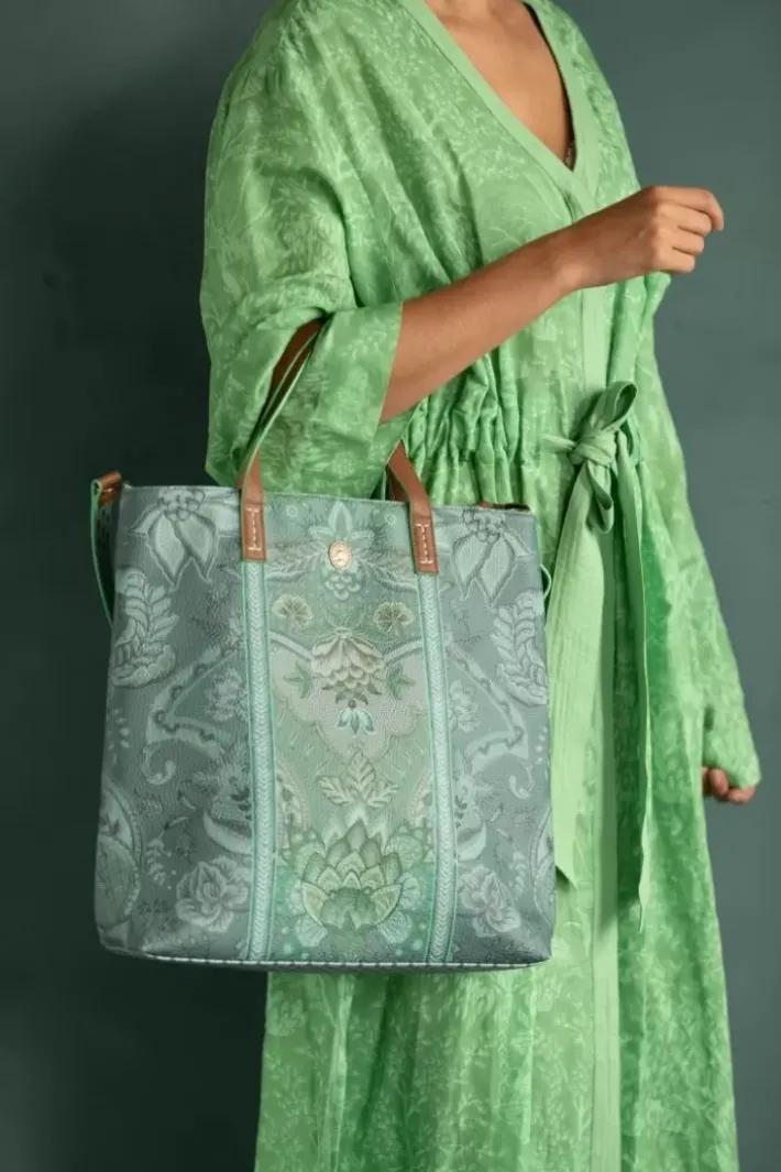 Pip Studio Shoppers<Shopper Vierkant Kyoto Festival Groen