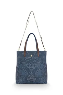Pip Studio Shoppers<Shopper Vierkant Kyoto Festival Blauw