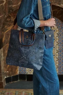 Pip Studio Shoppers<Shopper Vierkant Kyoto Festival Blauw