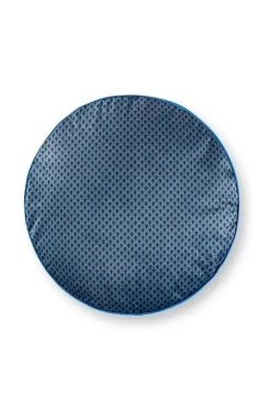 Pip Studio Sierkussens<Sierkussen Rond Quiltey Days Donker Blauw