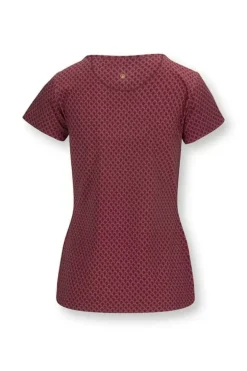 Pip Studio Sport T-Shirts<Sport Top Korte Mouw Suki Donker Rood