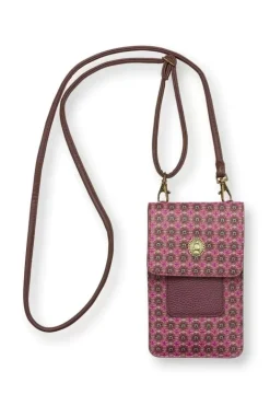 Pip Studio Crossbody Tassen<Telefoontas Clover Roze