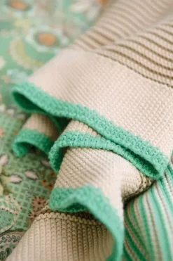 Pip Studio Plaids/Quilts<Throw Blockstripe Licht Groen