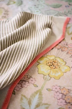 Pip Studio Plaids/Quilts<Throw Blockstripe Pastel Roze