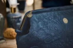 Pip Studio Toilettassen<Toilettas Buidel Groot Velvet Quiltey Days Blauw