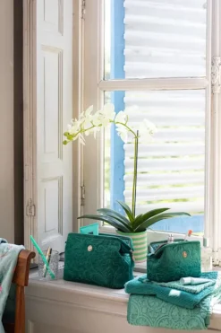 Pip Studio Toilettassen<Toilettas Buidel Klein Velvet Quiltey Days Groen