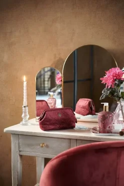 Pip Studio Toilettassen<Toilettas Buidel Klein Velvet Quiltey Days Rood