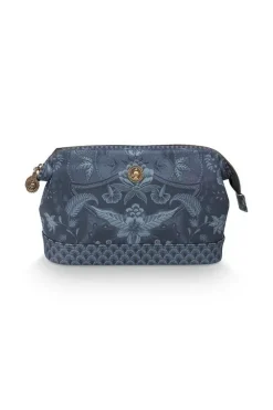 Pip Studio Beauty Cases<Toilettas Buidel Medium Kyoto Festival Blauw
