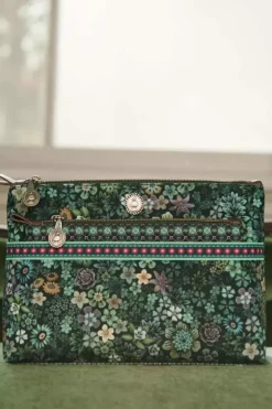 Pip Studio Make-Up Tasjes<Toilettas Combi Groot Tutti I Fiori Groen