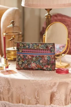 Pip Studio Make-Up Tasjes<Toilettas Combi Groot Tutti I Fiori Roze