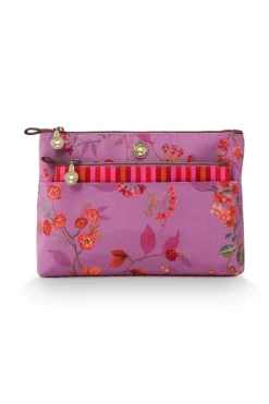 Pip Studio Beauty Cases<Toilettas Kawai Flower Combi Fuchsia