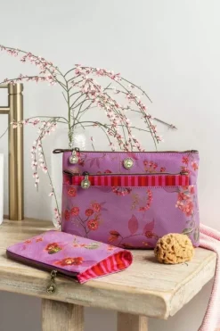 Pip Studio Beauty Cases<Toilettas Kawai Flower Combi Fuchsia