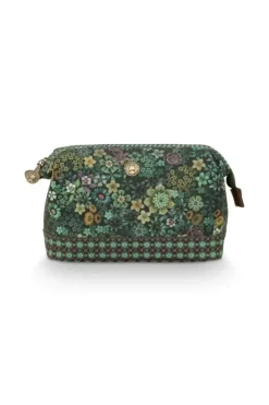 Pip Studio Toilettassen<Toilettas Medium Tutti I Fiori Groen