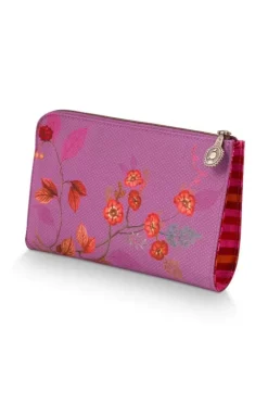 Pip Studio Make-Up Tasjes<Toilettas Rits Kawai Flower Fuchsia
