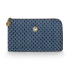 Pip Studio Make-Up Tasjes<Toilettas Rits Suki Blauw